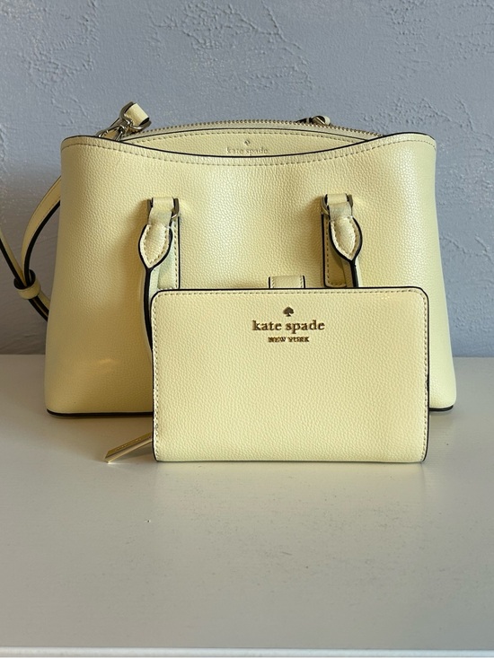 kate spade Handbags - Thompson Street Small Satchel Bag & Medium Bifold Wallet in Lemon Fondant